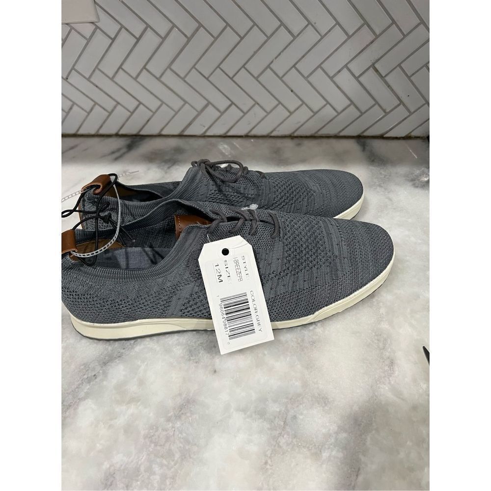 IZOD Men's Breeze Memory Foam Oxford Casual Shoes size 12 Gray